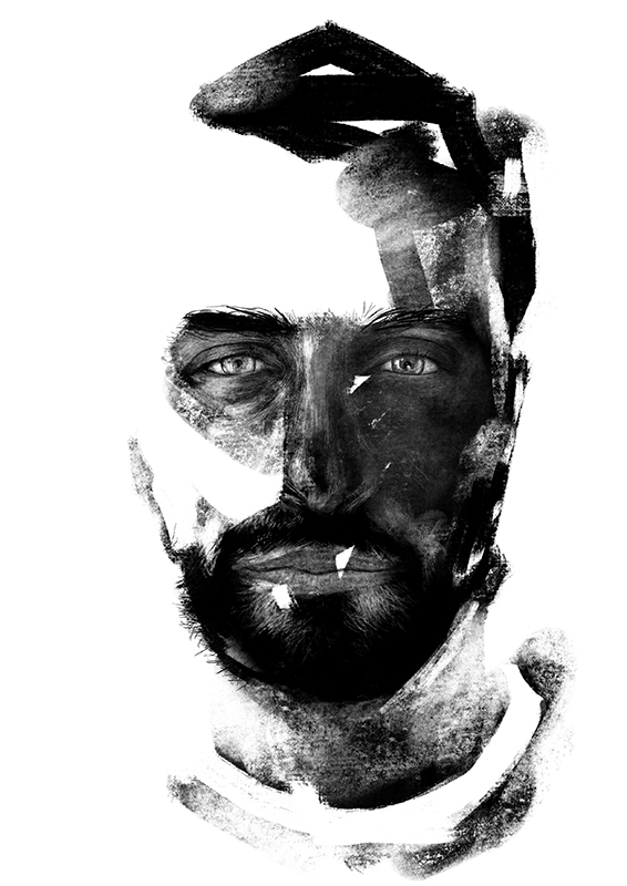 Stefano Marvulli Digital Portrait Canvas Italy